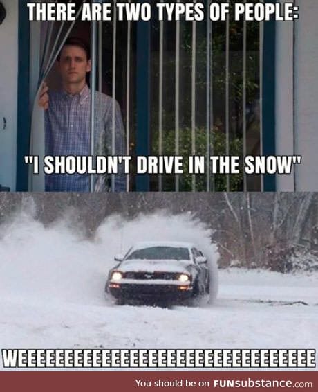 Driving in snow