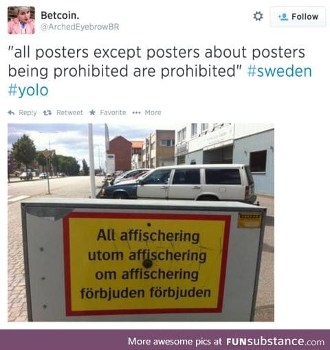 The entirety of Sweden is just one big joke