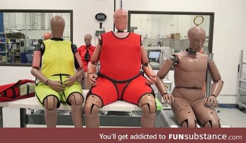 Company that designs crash-test dummies has had to start making obese dummies