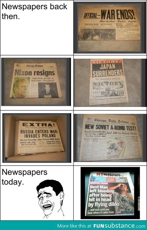 Newspapers today