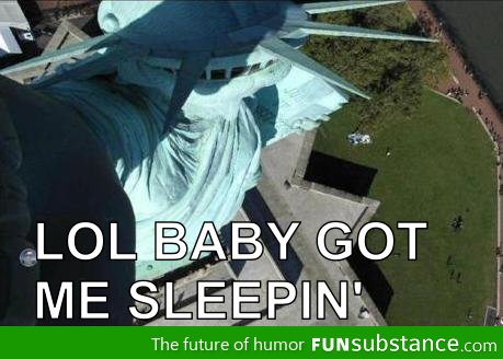 Statue of Liberty selfie