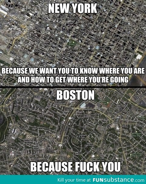 New York vs Boston