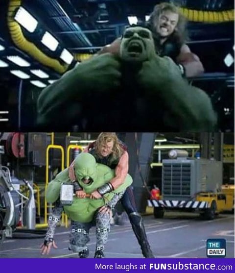 The avengers before CGI