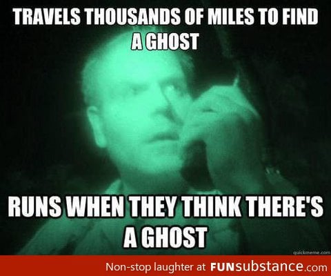 Ghost hunter shows logic