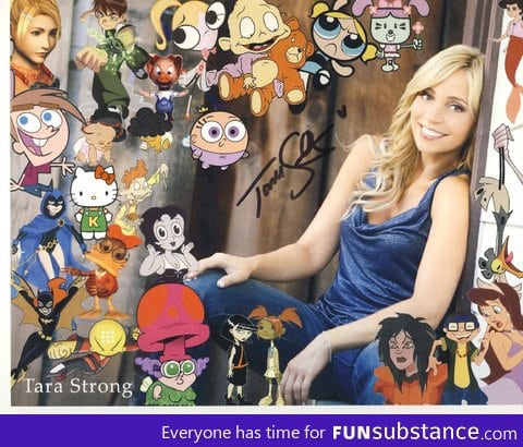 The many voices of the beautiful Tara Strong