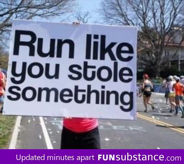 Marathon motivation!