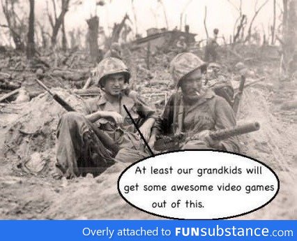 Thank your grandfathers