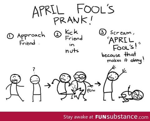 April fool's prank
