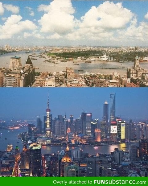 Shanghai 1990 & Shanghai 2010