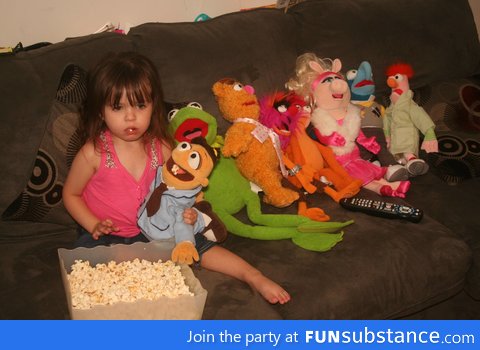 The proper way to watch the muppets movie