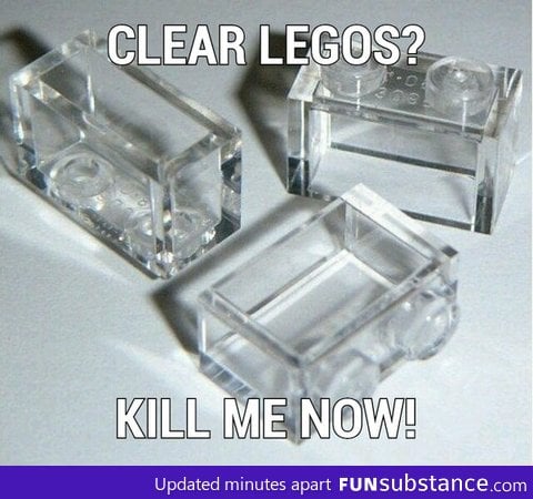 Dangerous transparent legos