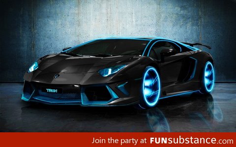 TRON Lamborghini Aventador