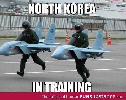 North Korea In Training