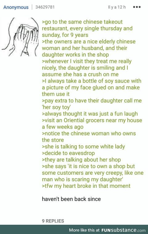 Robot likes chinese food