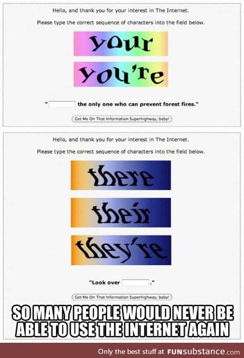 A simple test for everyone who starts using the internet