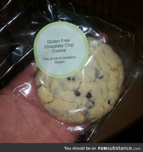 Gluten Gluten-free Chocolate Chip Cookie