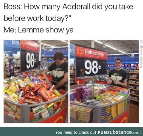 That's a lot of Adderall