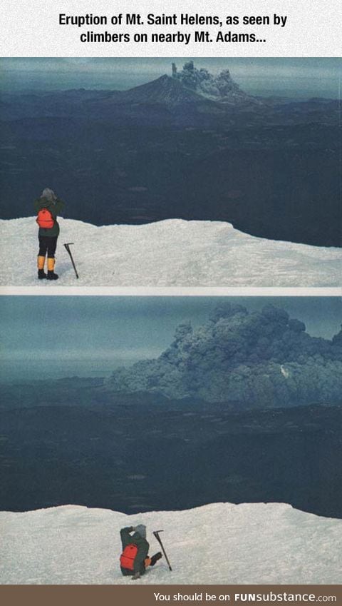 Eruption of mt. Saint helens