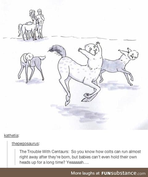 Baby centaurs