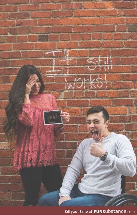 Awesome baby announcement