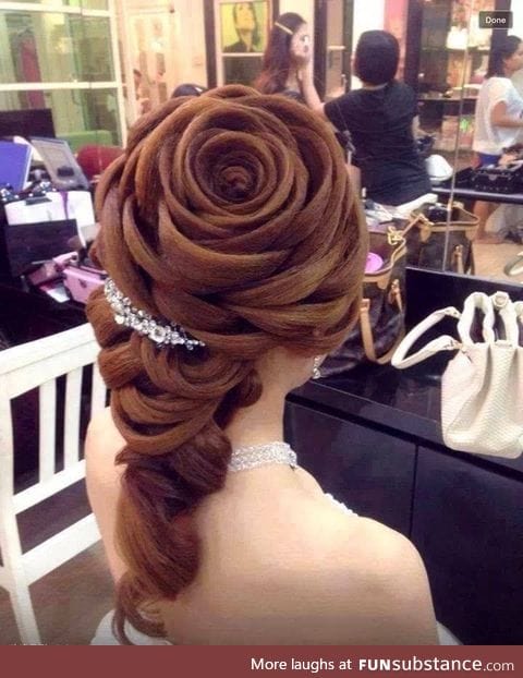 Rose hair-do