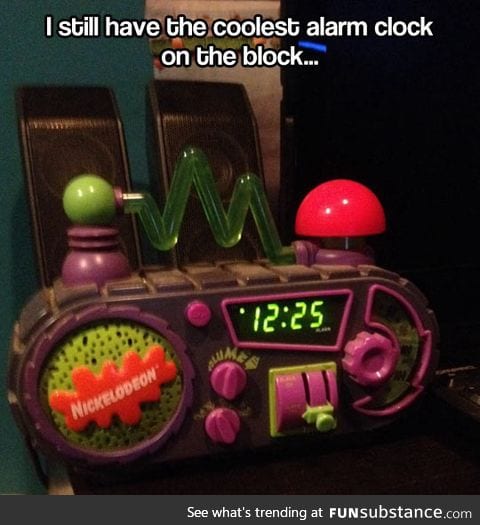 By far the coolest alarm clock