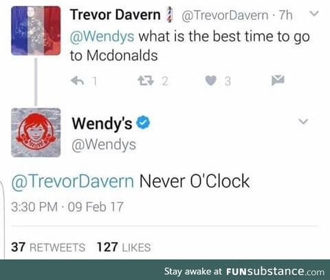 Wendy's is hilarious