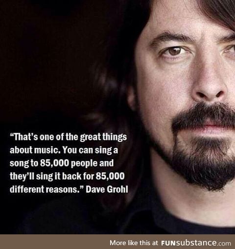 It's One Of The Great Things About Music