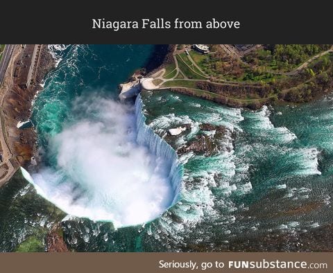 Niagara Falls looks like a scene from a movie