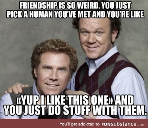 Friendships are weird