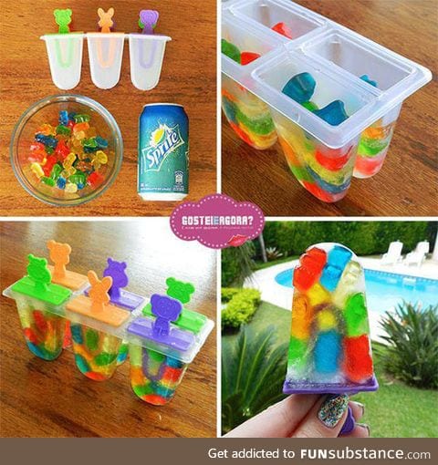 Gummy bear pops idea