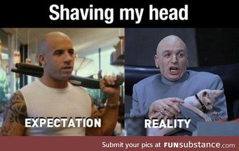 I like to shave my head occasionally and my brother sent me this