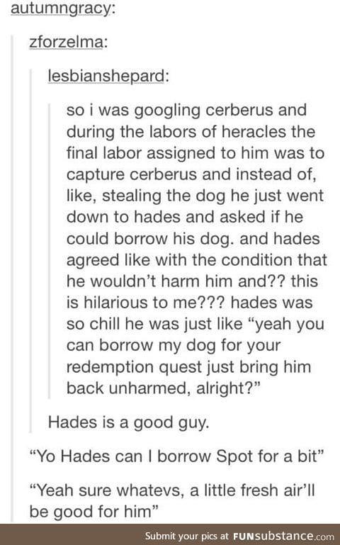 Good guy Hades