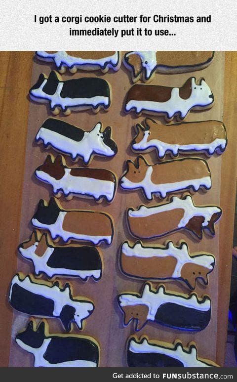 Corgi cookie cutter