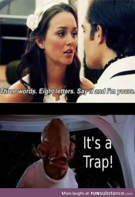 It's a trap