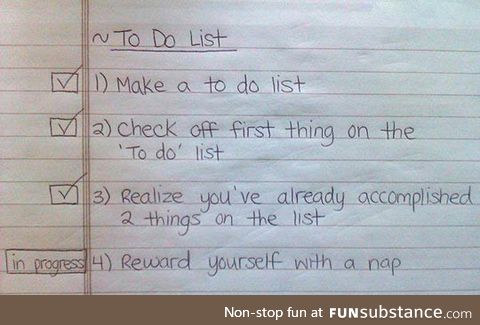 Yet another to do list