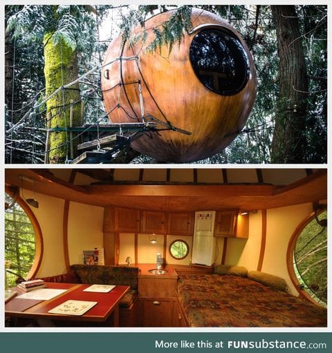 Spherical tree house