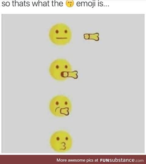 That's how the emoji was made