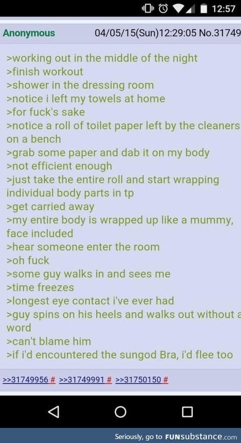 Anon's night work out