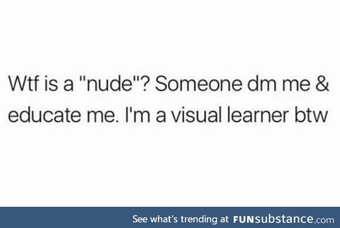 What's a nude?