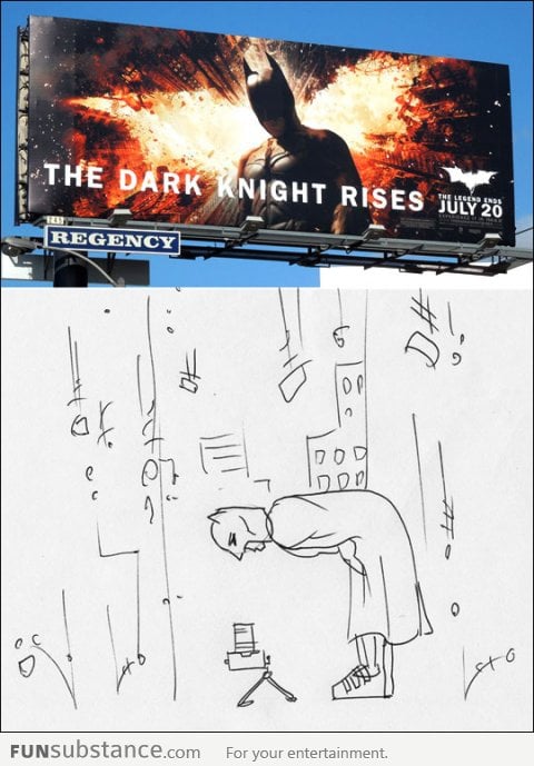 How The Dark Knight Photo Was Shot