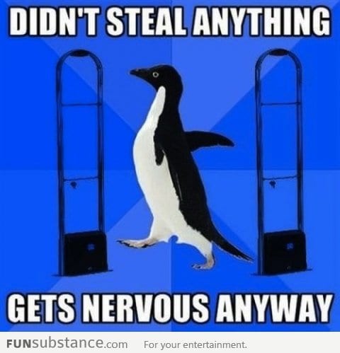 Awkward Penguin Didn't Steal Anything