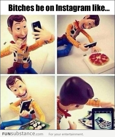 Woody explains Instagram