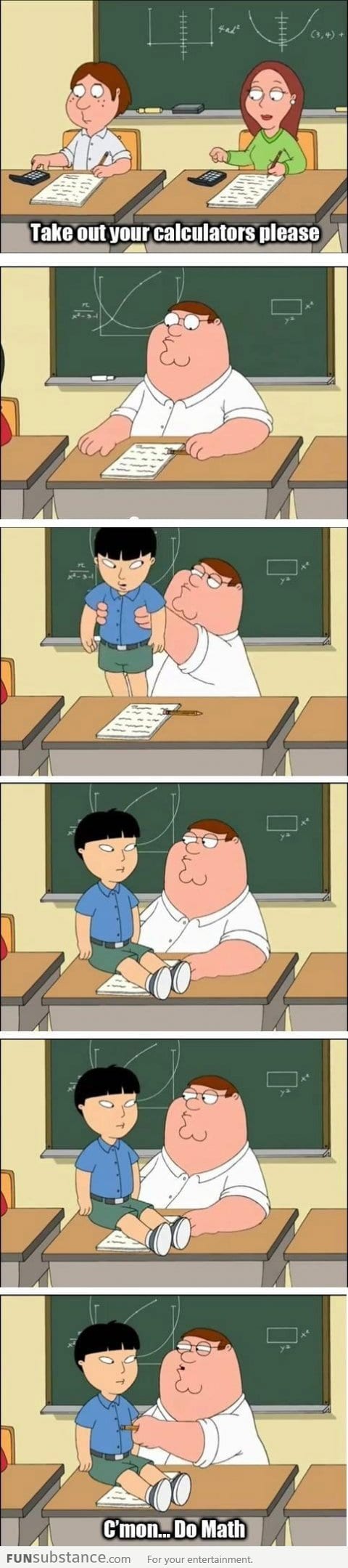Because Asians are like calculators