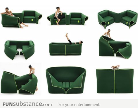 Clever transformable furniture