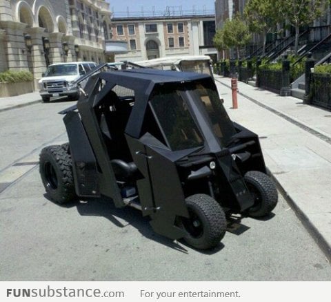 Batman's Golf Cart