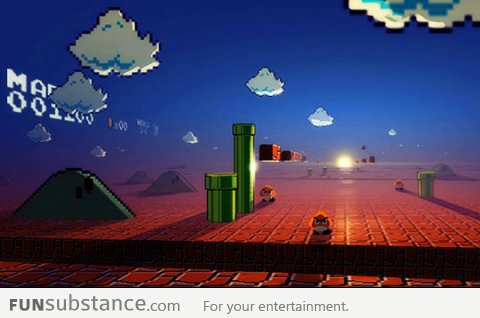 A different perspective of Mario