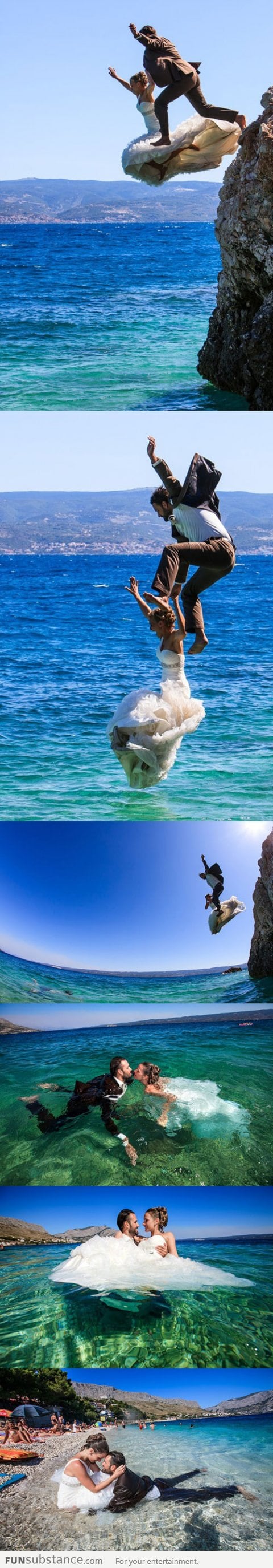 Newlyweds in Croatia