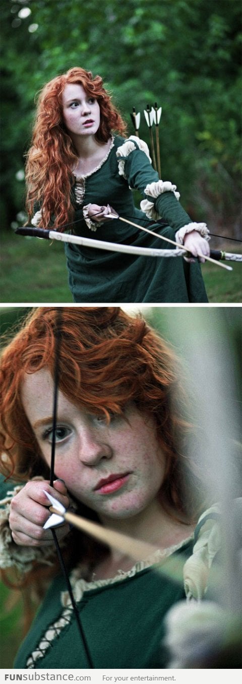 Brave's Merida in real life