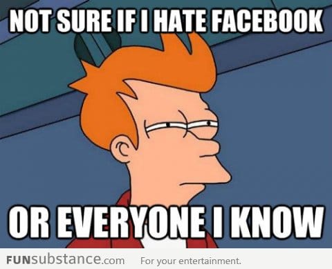 Facebook for me lately